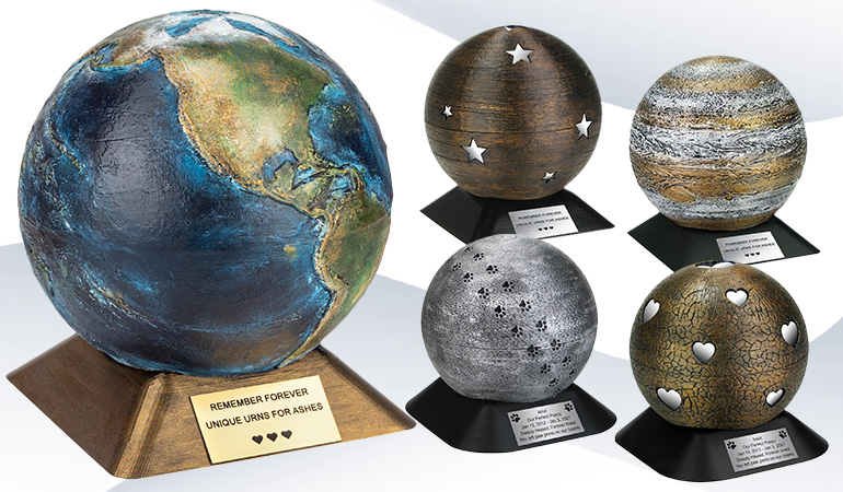 Unique cremation urns for ashes UK