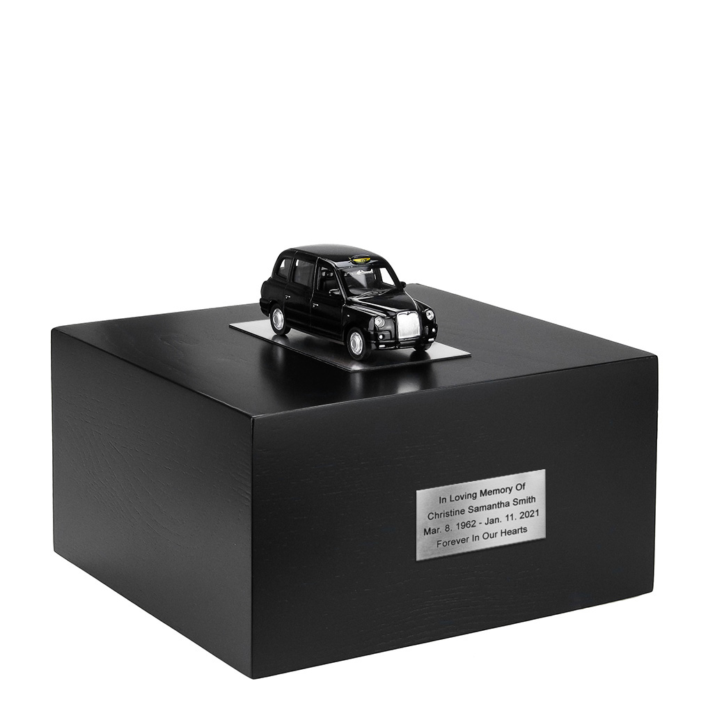 personalizedurn, taxi urn uk